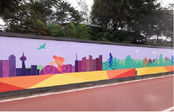 韩城墙体彩绘-围墙