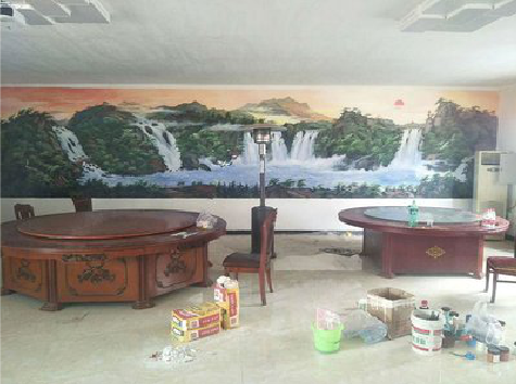 韩城墙绘-写实风景