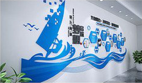 韩城海浪主题文化墙如何设计？