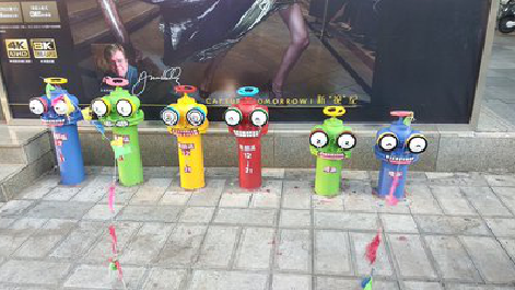 韩城商业区彩绘